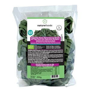 Tagliatelle com Spirulina 250g - Naturefoods - Crisdietética