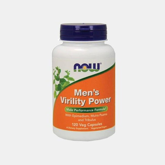 Men's Virility Powerm120 cápsulas - Now - Crisdietética