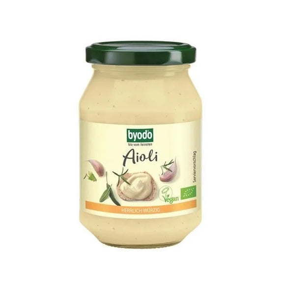 Molho Aioli Biológico 250ml - Byodo - Crisdietética