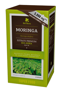 MORINGA 5000MG 30 CÁPSULAS - BIO-HERA - Crisdietética