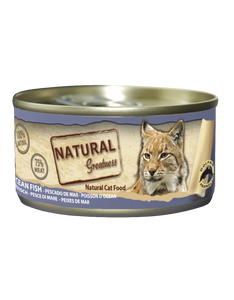 Natural Greatness Ração Húmida Gato Peixe do Oceano 70g - Crisdietética