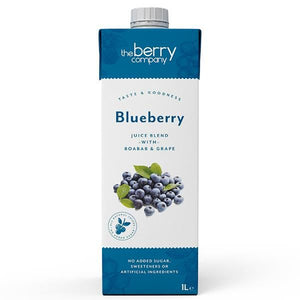 Sumo de Mirtilo Sem Adição de Açúcar 1l - The Berry Company - Crisdietética