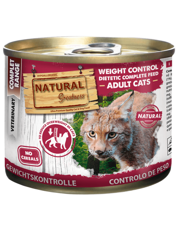 Natural Greatness Weight Reduction Diet Cat 200g - Crisdietética