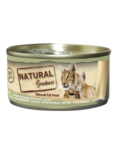 Natural Greatness Ração Húmida Gatos & Gatinhos Peito de Frango 70g - Crisdietética