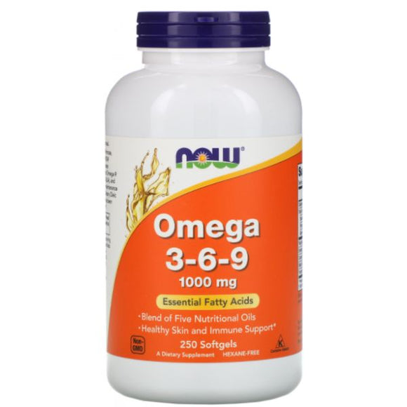 NOW Omega 3-6-9 1000mg 100 cápsulas - Crisdietética