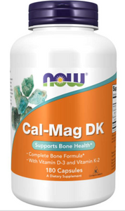 Cal-Mag DK 180 Cápsulas - Now - Crisdietética