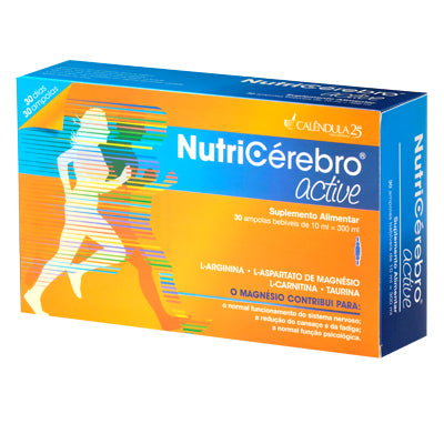 NutriCérebro Active Ampolas 30x10ml - Calendula - Crisdietética