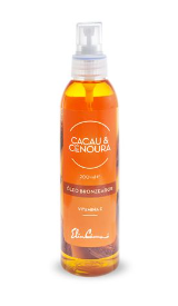 Óleo Bronzeador Cenoura e Cacau SPF 4 200ml - Elisa Câmara - Crisdietética