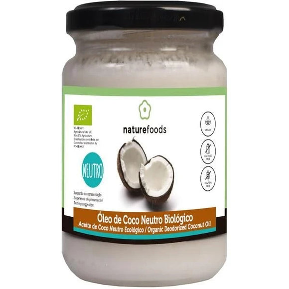 Óleo de Coco Neutro Biológico 400g - Naturefoods - Crisdietética