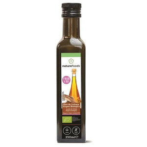 Óleo de Linhaça Virgem Biológico 250ml - Naturefoods - Crisdietética