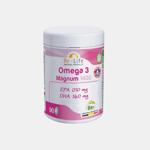 Omega 3 Magnum 1400 90 Cápsulas - Be-Life - Crisdietética