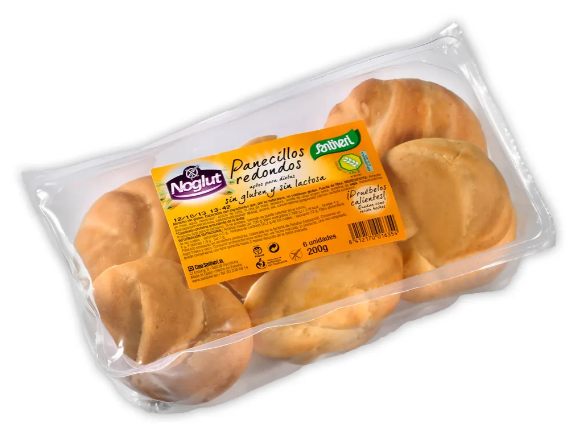 Pãezinhos 6 Unidades 200g -Noglut - Crisdietética