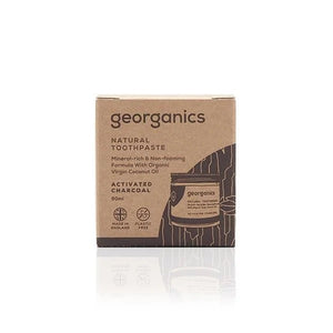 Pasta Dentária de Carvão Ativado 60ml - Georganics - Crisdietética