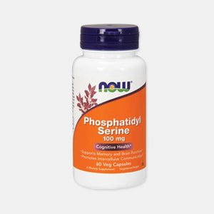 Phosphatidyl Serine 100mg 60 cápsulas - Now - Crisdietética