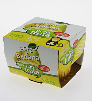 Puré Pera e Banana Bio 2x100g - Provida - Crisdietética