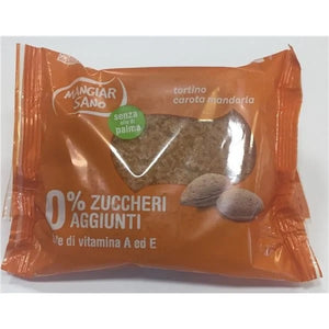 Queque de Cenoura e Amêndoa sem Adição de Açucar 45g - Mangiar Sano - Crisdietética