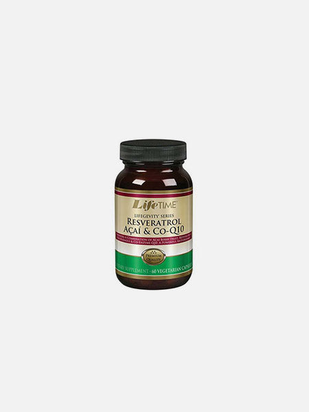 Resveratrol Açai e Co Q10 60 Cápsulas - LifeTime - Crisdietética