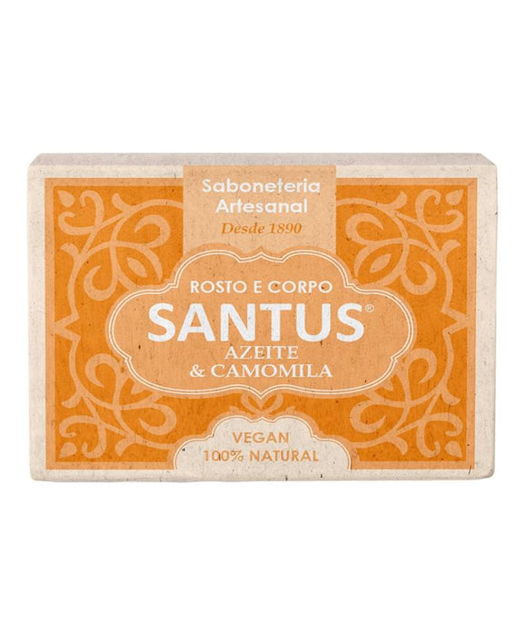 Sabonete Santus Azeite e Camomila 120g - Crisdietética