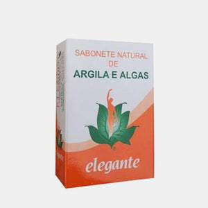 Sabonete Argila e Algas 140g - Elegante - Crisdietética