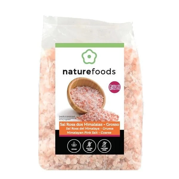 Sal Rosa Himalaias Grosso 1kg - Naturefoods - Crisdietética