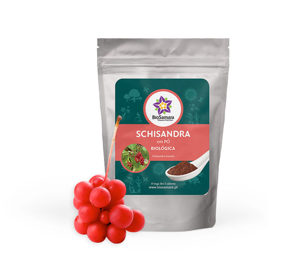 Schisandra em Pó 250g - Biosamara - Crisdietética