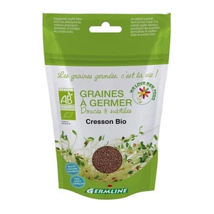 Sementes para Germinar Agrião 100g - Germline - Crisdietética