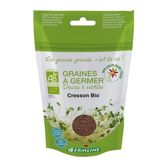 Sementes para Germinar Agrião 100g - Germline - Crisdietética