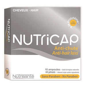 Sérum Anti-Queda Nutricap 10 Ampolas - Nutrisanté - Crisdietética