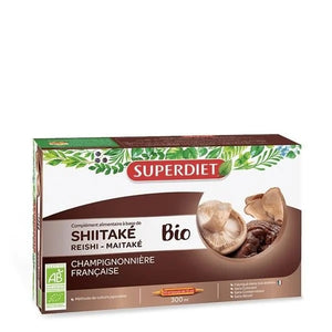 Shiitake Reishi Maitake Biológico 20 Ampolas - SuperDiet - Crisdietética