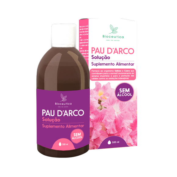 Pau D´Arco Solução 500ml - Bioceutica - Crisdietética