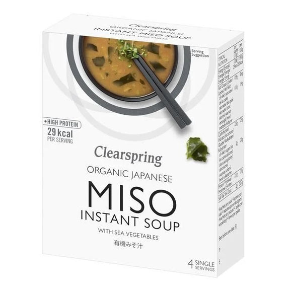 Sopa Instantânea Miso com Algas Biológico 40g - ClearSpring - Crisdietética