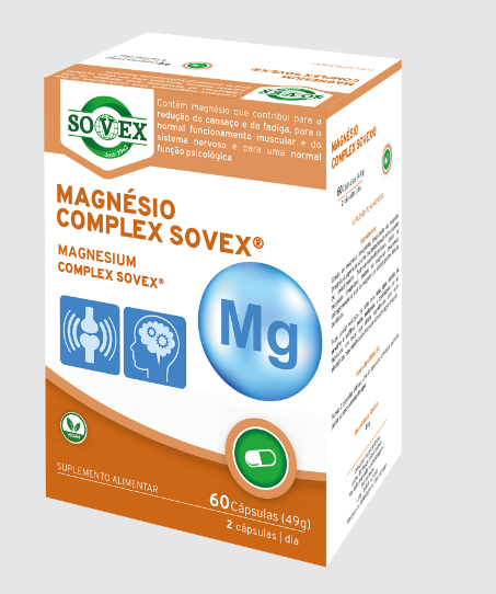 Magnésio Complex 60 Cápsulas - Sovex - Crisdietética