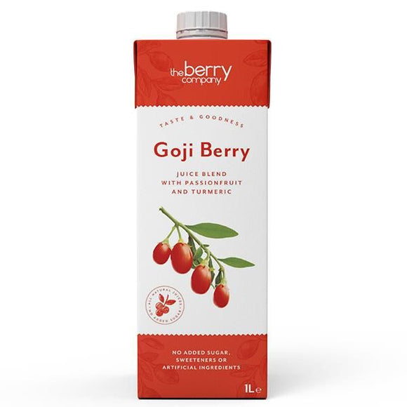 Sumo de Goji Sem Açucares 1l - The Berry Company - Crisdietética