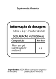 MSM em Pó 125g - Biosamara - Crisdietética
