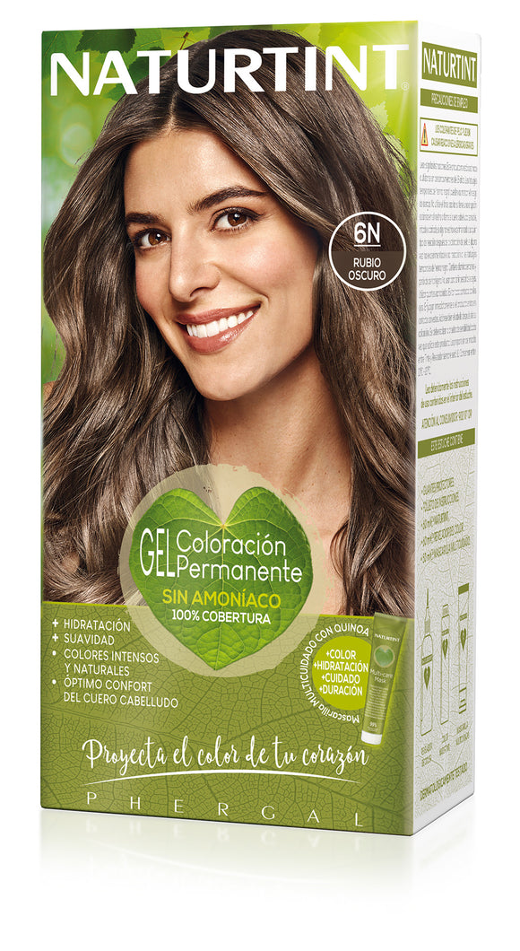 Coloração Permanente 6N Louro Escuro 170ml - Naturtint - Crisdietética