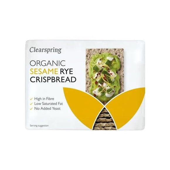 Tostas de Centeio e Sésamo Biológico 200g - ClearSpring - Crisdietética