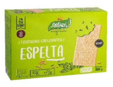 Tostas Ligeiras com Espelta Biológico 200g - Santiveri - Crisdietética