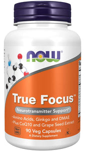 NOW True Focus 5000mcg 90 Cápsulas - Crisdietética