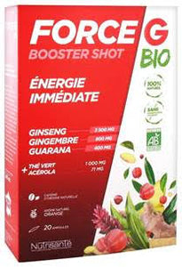 Force G Bio Booster Shot Energia Imediata 20 Ampolas - Nutrisanté - Crisdietética