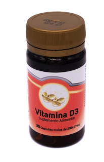 VITAMINA D3 30 CÁPSULAS - DALIPHARMA - Crisdietética