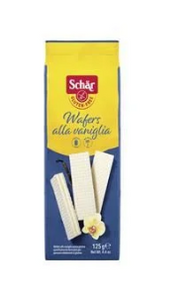 Wafers Creme de Baunilha S/ Glúten 125g - Schar - Crisdietética