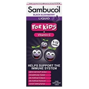 Xarope Sabugueiro Kids com Vitamina C 120ml - Sambucol - Crisdietética